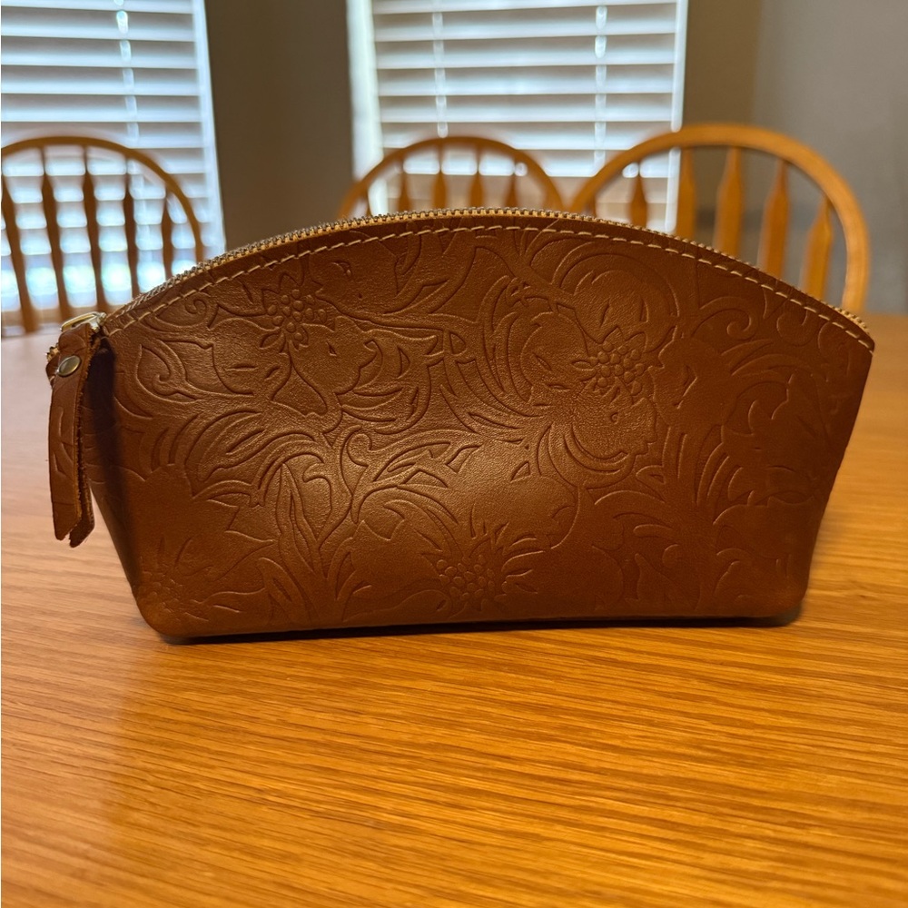 Portland Leather Goods Eclipse Makeup Bag Meadow